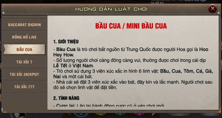 Casino Bầu Cua Tại B52 Club Sân Chơi Cá Cược Dân Gian Đổi Thưởng Cực Cao