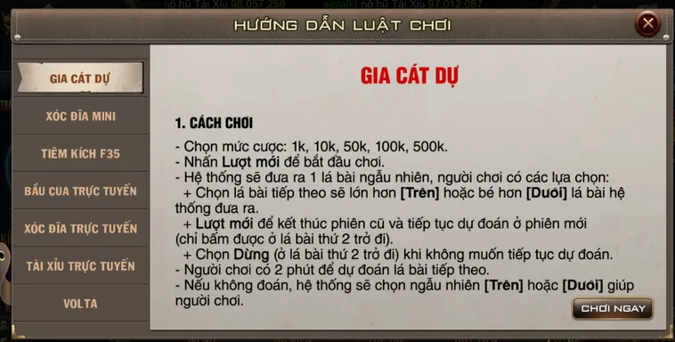 Minigame Mini Gia Cát Dự Tại B52 Club Sân Chơi Dự Đoán Tài Lộc Nhận Quà Khủng