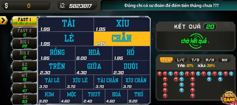 Trải Nghiệm Keno Tại B52 Club Săn Thưởng Lớn Mỗi Giây Cực Đã