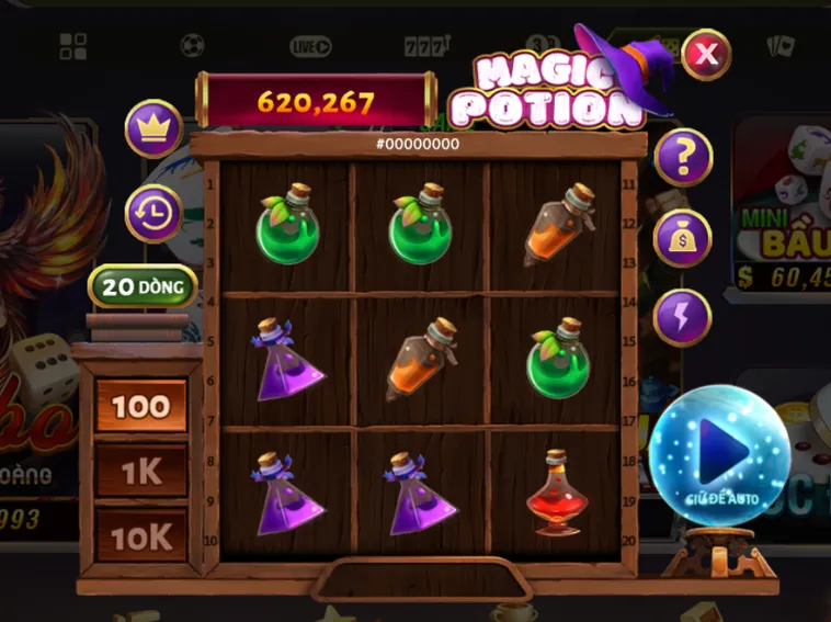 Minigame Magic Potion Tại B52 Club Sân Chơi Quay Hũ Kẹo Ngọt Nhận Thưởng Lớn