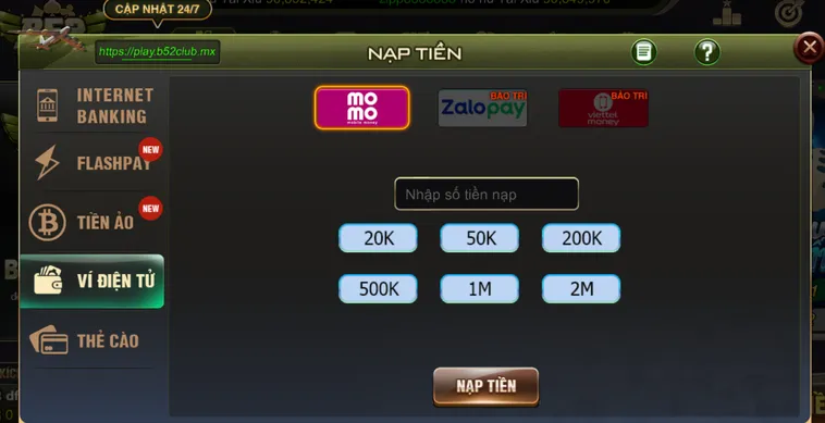 Nạp Tiền B52 Club Gia Tăng Nguồn Vốn Khởi Nghiệp Thần Tốc