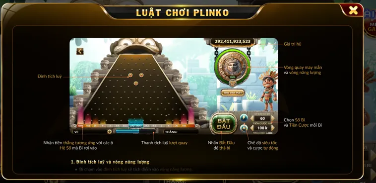 Thử Vận May Và Chinh Phục Hũ Vàng Cùng Trò Chơi Plinko Tại B52 Club