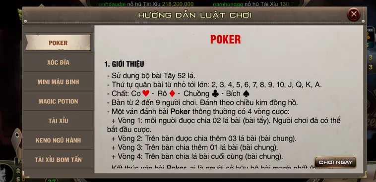Cách Chơi Poker Tại B52 Club Hướng Dẫn Chiến Thuật Tố Bài Đỉnh Cao Cho Cao Thủ
