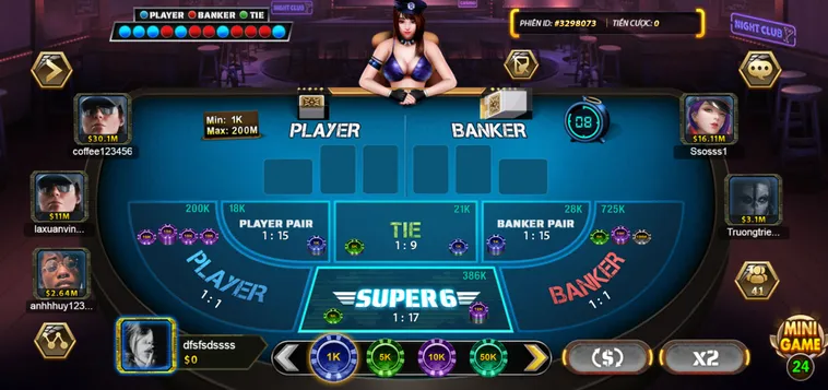 Hướng Dẫn Cách Chơi Super Baccarat 6 Tại B52 Club Thắng Lớn Mỗi Ngày