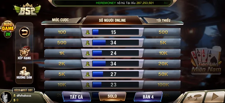 Hướng Dẫn Cách Chơi Tiến Lên Miền Nam Tại B52 Club Luôn Giành Lợi Thế