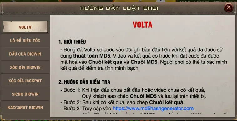 Bóng Đá Volta MD5 Tại B52 Club Sân Chơi Cá Cược Minh Bạch Và Xanh Chín Hàng Đầu