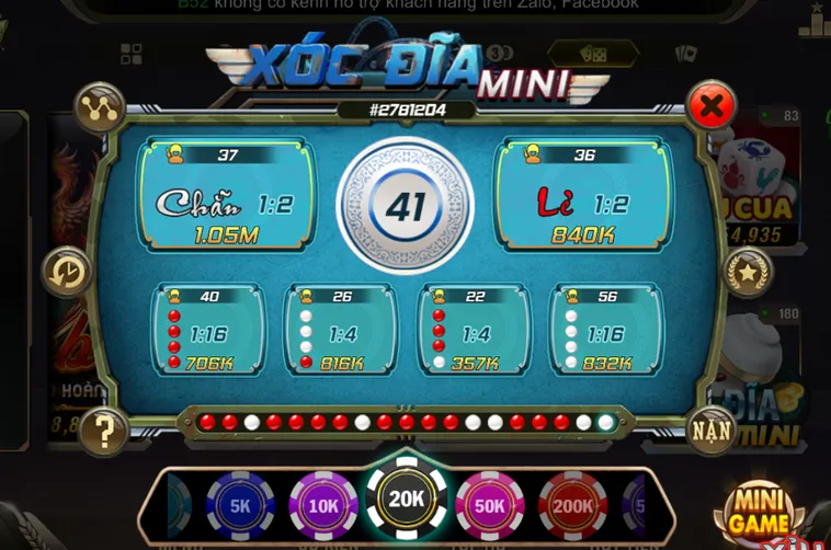 Minigame Xóc Dĩa Mini Tại B52 Club Sân Chơi Giải Trí Dân Gian Đổi Thưởng Cực Nhanh